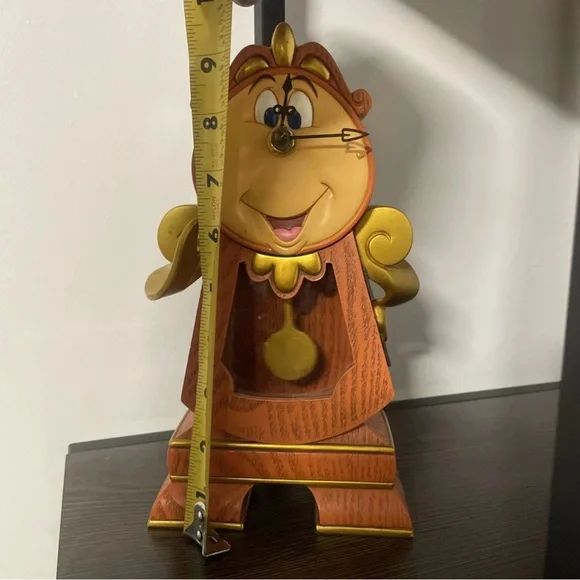 Disney Cogsworth Clock Beauty & The Beast Working Condition - Picture 6 of 7